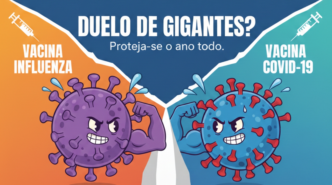 Descubra as principais diferenças entre gripe 2026 e COVID-19